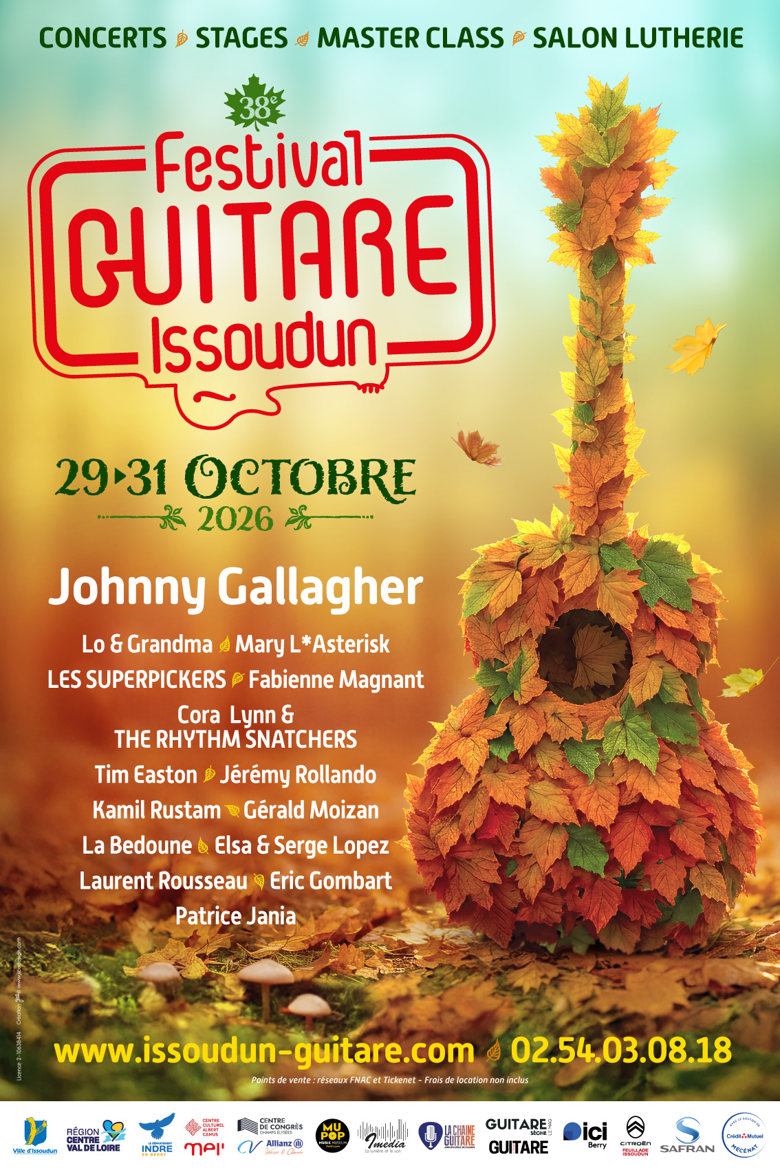 38ème Festival Guitare Issoudun 2026