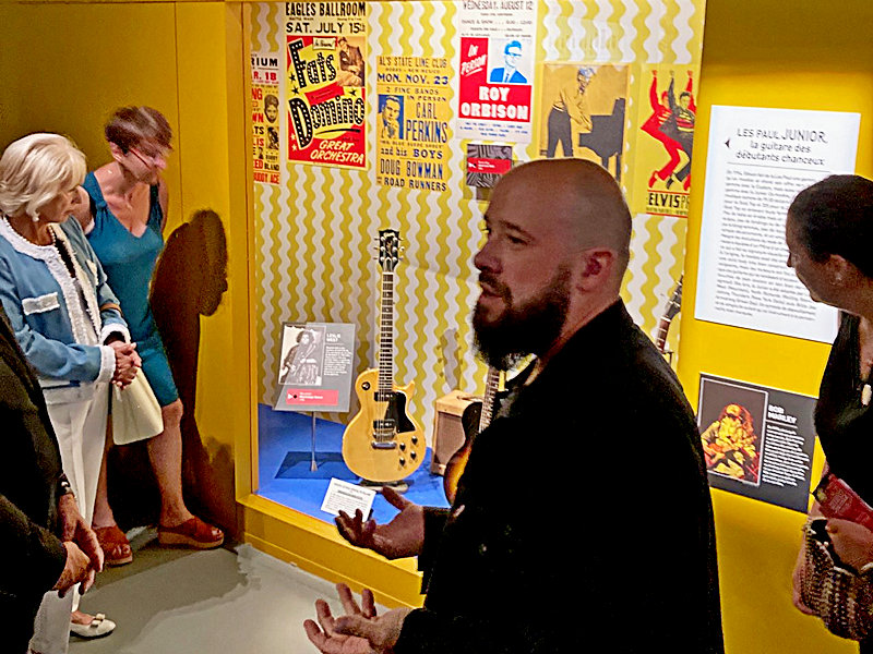 Exposition au MuPop de Montluçon Les Paul - Le son du Rock a 70 ans avec Julien Bitoun le 8 juillet 2022