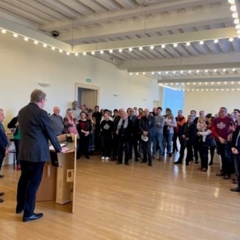 le discours de  Gérard Sadois Chevalier des Arts et des Lettres le 25 février 2023