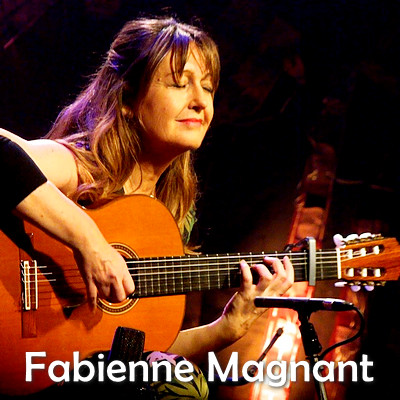 cliquer pour lire la biographie Fabienne Magnant au Festival Guitare Issoudun 2025